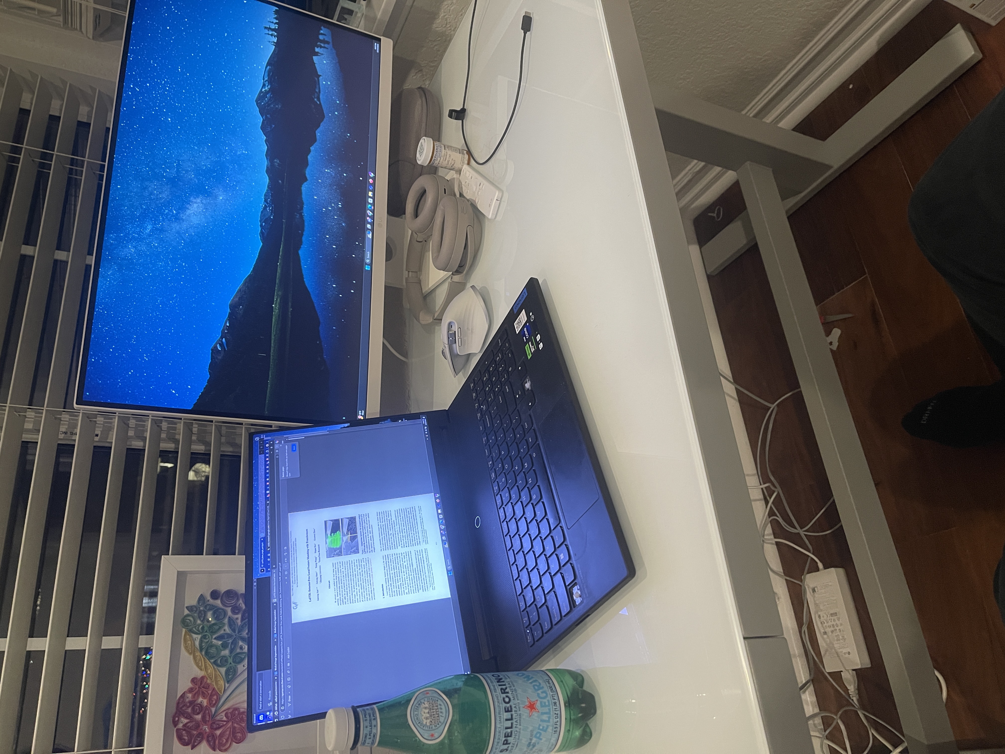 Desktop Setup View 1