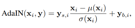 StyleGAN1 Adaptive Instance Normalization