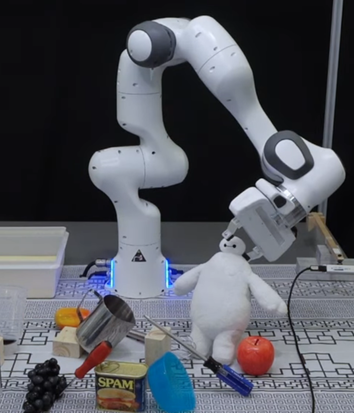Example of F3RM using DFFs for robotic manipulation