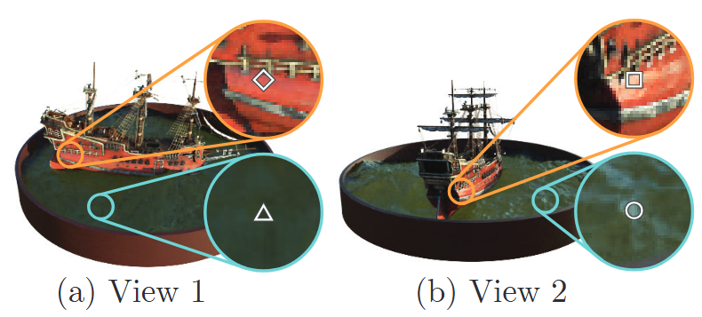 Two views of the same ship