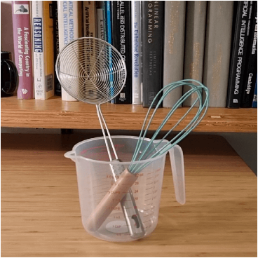 Image of strainer in a beaker