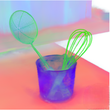 NeRF reconstruction of the first image