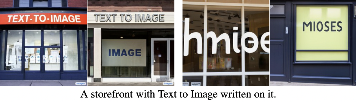 Imagen (left 2 images) vs GLIDE (right 2 images)